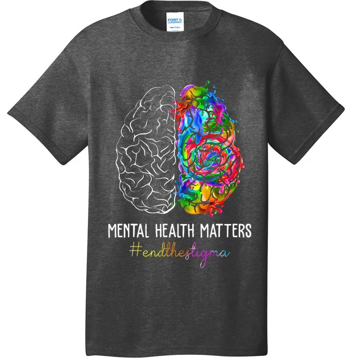 End The Stigma Mental Health Matters Mental Awareness Gifts T-Shirt