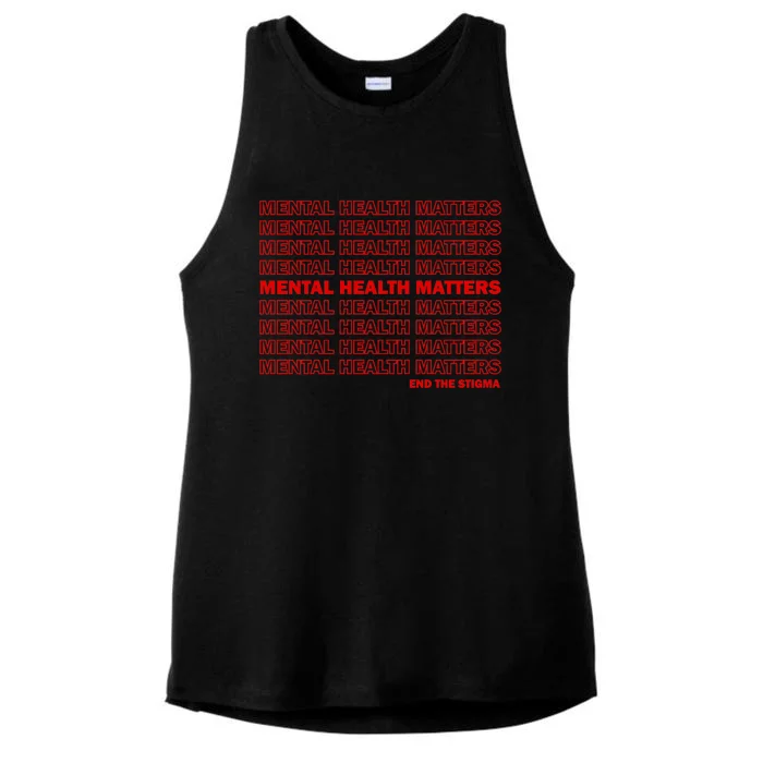 End The Stigma Ladies Tri-Blend Wicking Tank