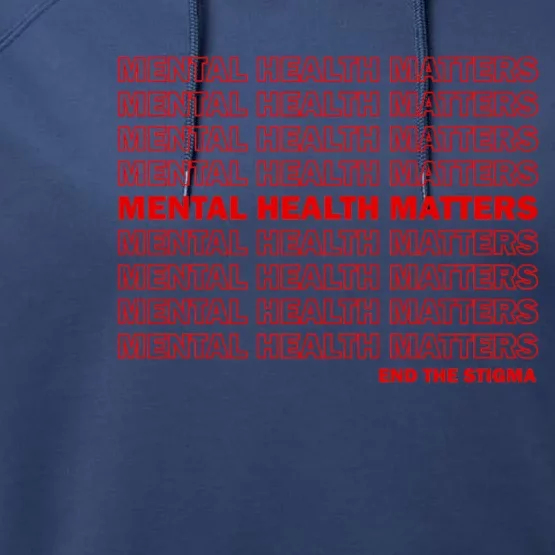 End The Stigma Performance Fleece Hoodie