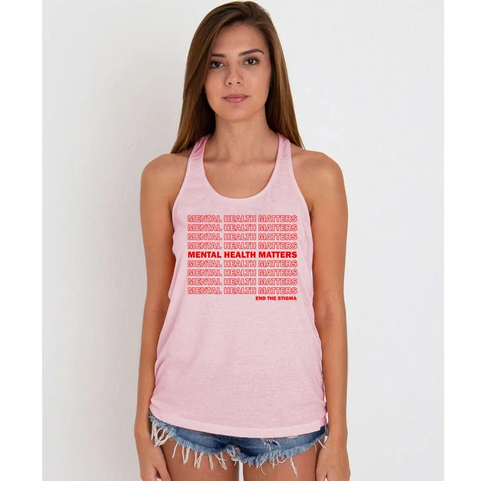 End The Stigma Women's Knotted Racerback Tank