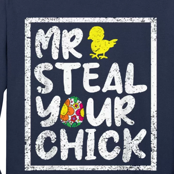 Easter Toddlers Steal Your Chick Funny Spring Humor Tall Long Sleeve T-Shirt