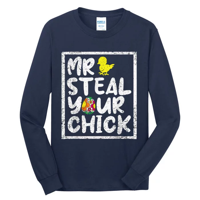 Easter Toddlers Steal Your Chick Funny Spring Humor Tall Long Sleeve T-Shirt