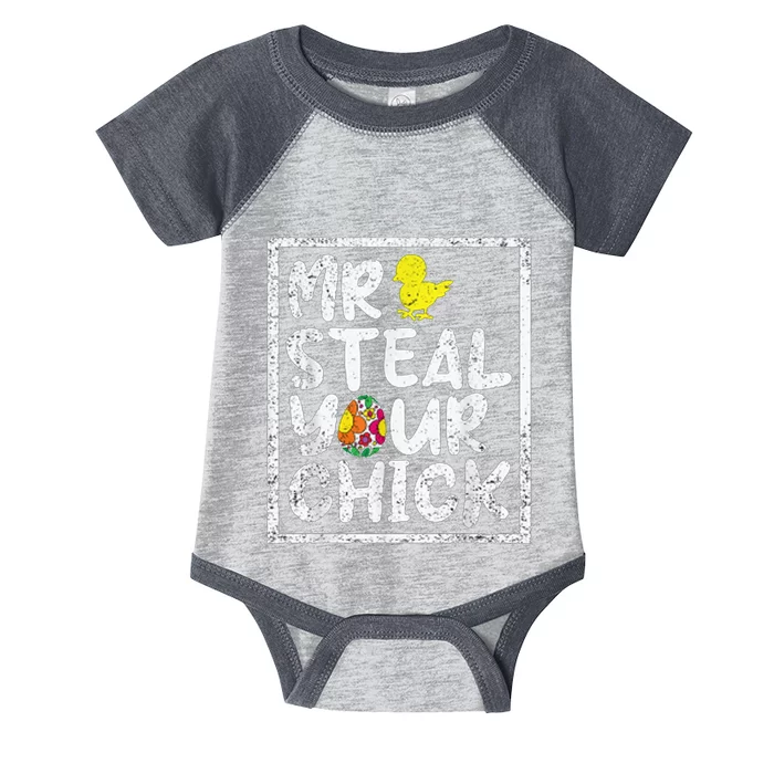 Easter Toddlers Steal Your Chick Funny Spring Humor Infant Baby Jersey Bodysuit