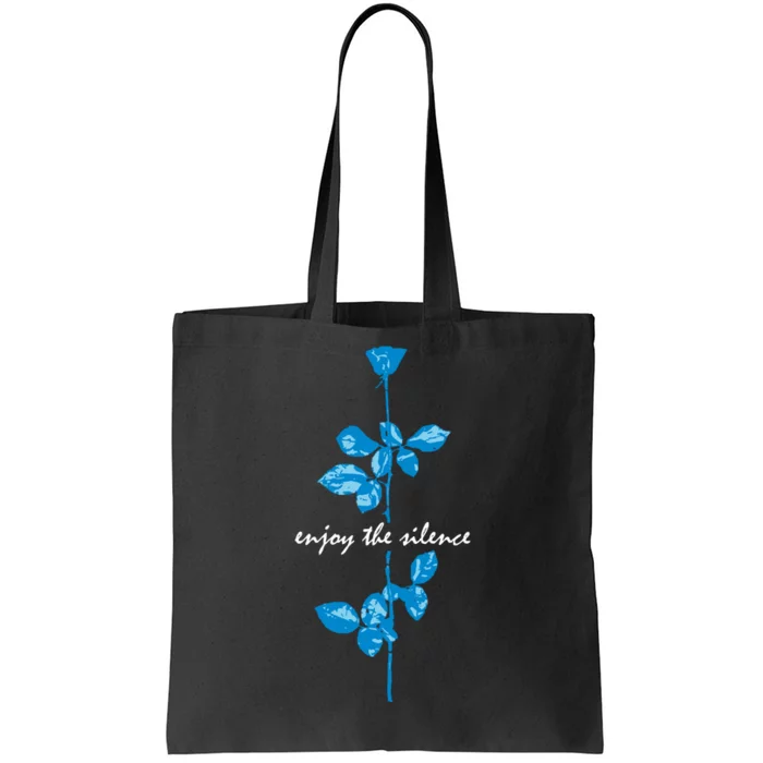 Enjoy The Silence Blue Tote Bag