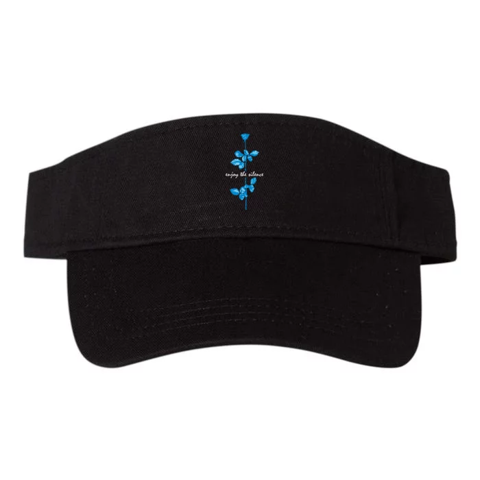 Enjoy The Silence Blue Valucap Bio-Washed Visor