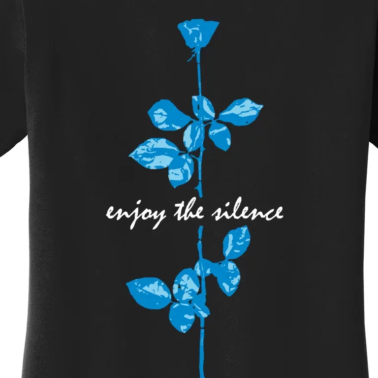 Enjoy The Silence Blue Women's T-Shirt