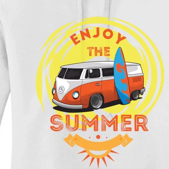 Enjoy The Summer Funny Summer Vibes Women's Pullover Hoodie