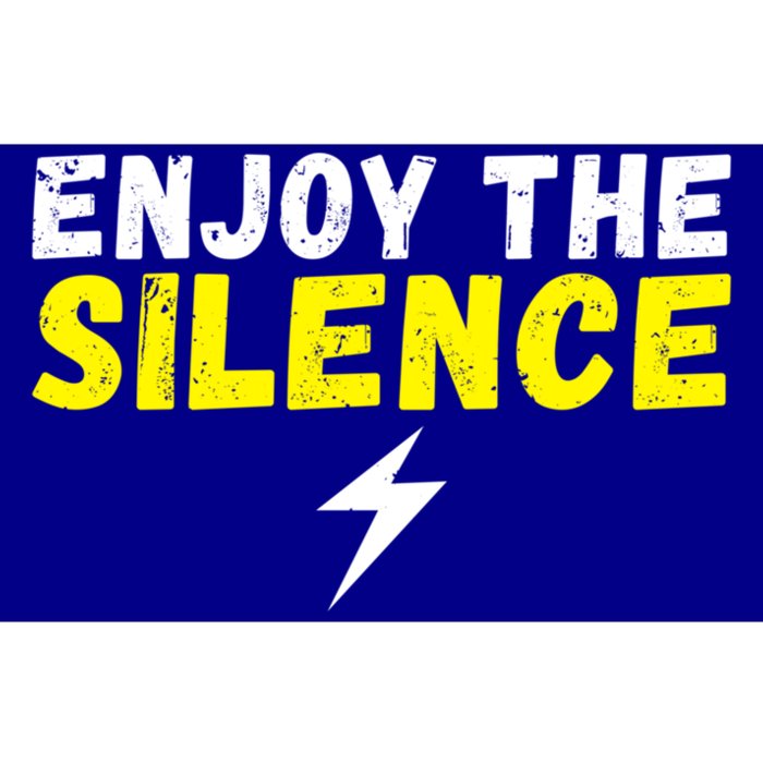 Enjoy The Silence Ev Electric Vehicle Funny Gift Bumper Sticker