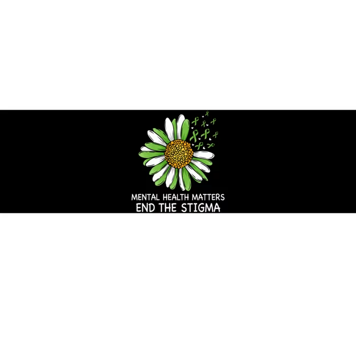 End The Stigma Mental Health Awareness Bumper Sticker