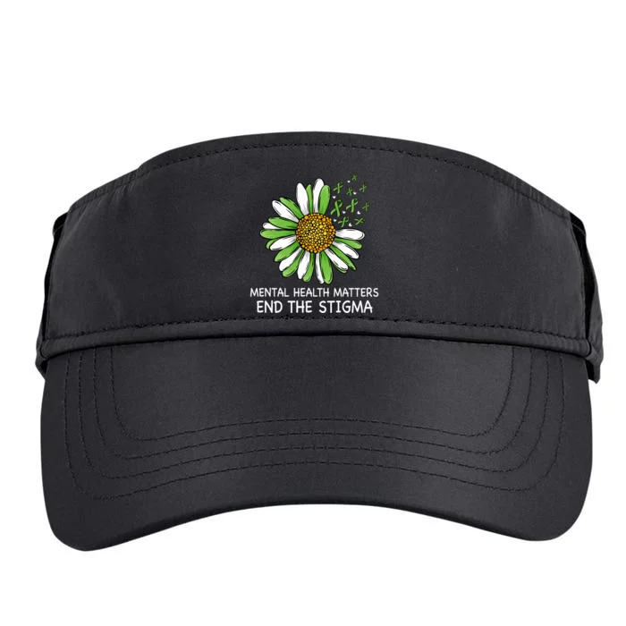 End The Stigma Mental Health Awareness Adult Drive Performance Visor