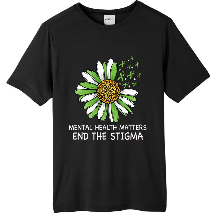 End The Stigma Mental Health Awareness ChromaSoft Performance T-Shirt