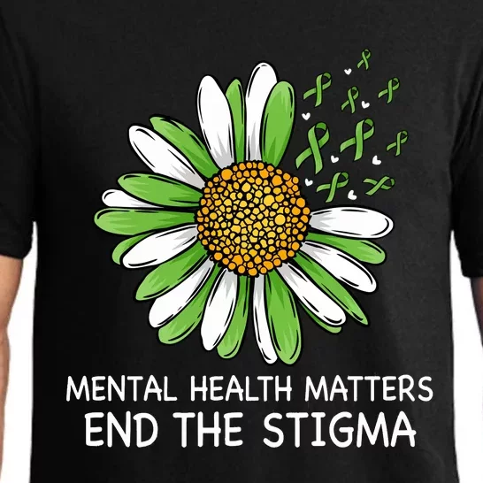 End The Stigma Mental Health Awareness Pajama Set