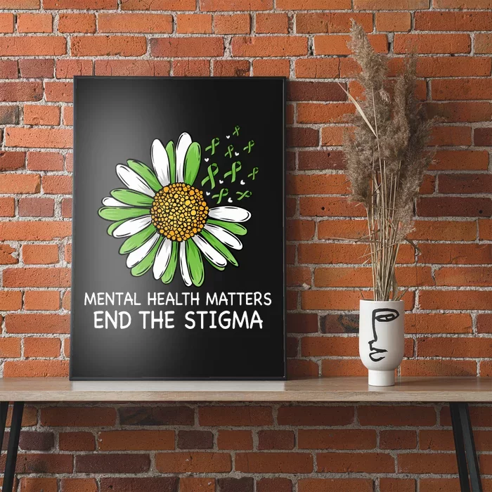 End The Stigma Mental Health Awareness Poster