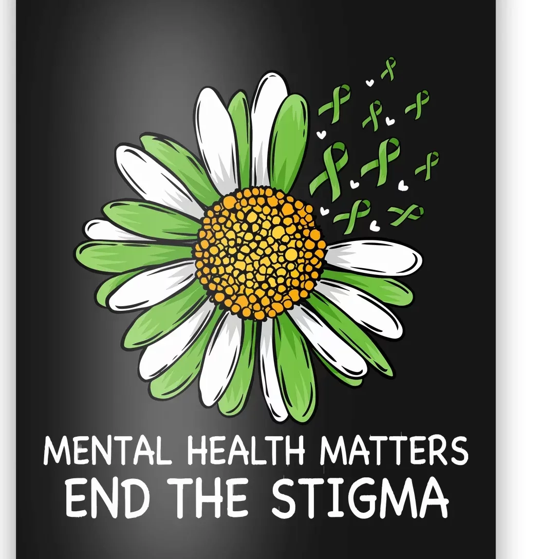 End The Stigma Mental Health Awareness Poster