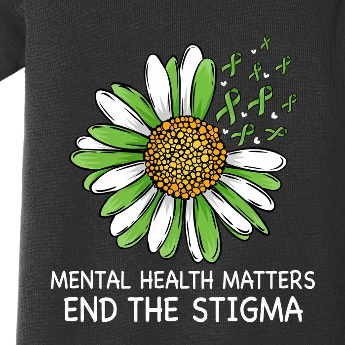 End The Stigma Mental Health Awareness Baby Bodysuit