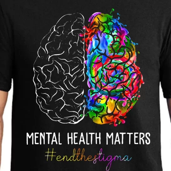 End The Stigma Mental Health Matters Pajama Set