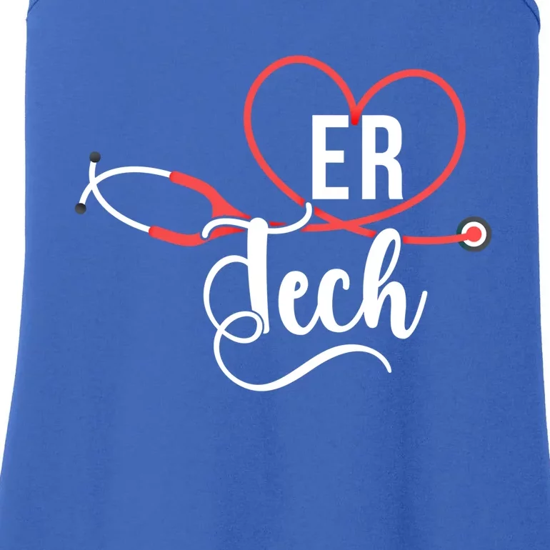 Er Tech Stethoscope Emergency Room Tech Gift Ladies Essential Tank