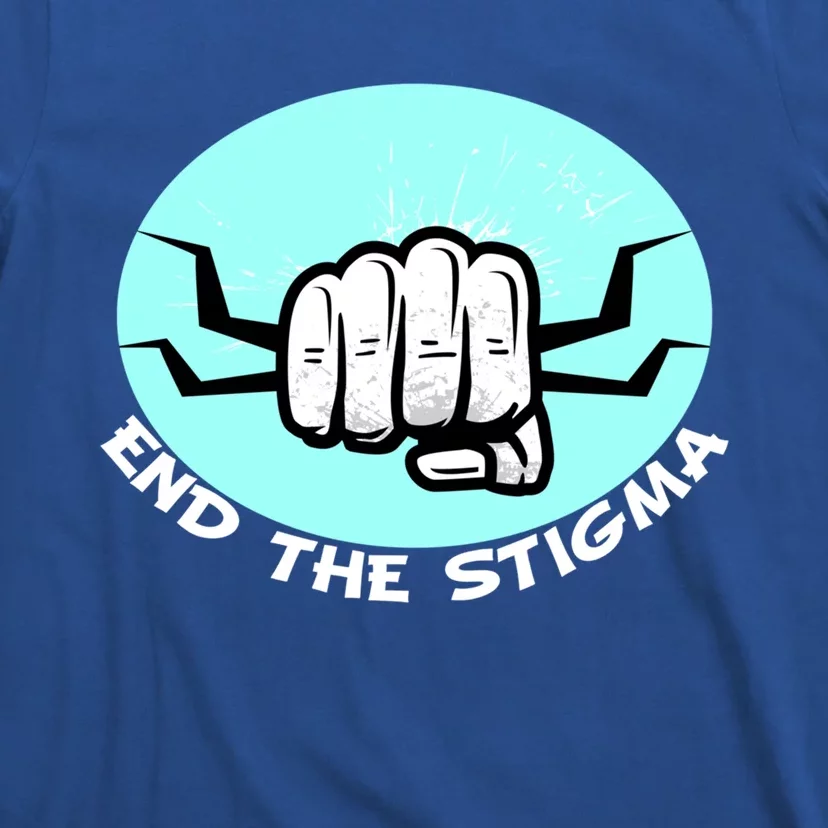 End The Stigma Funny Gift Sexual Assault Awareness Month April Gift T-Shirt