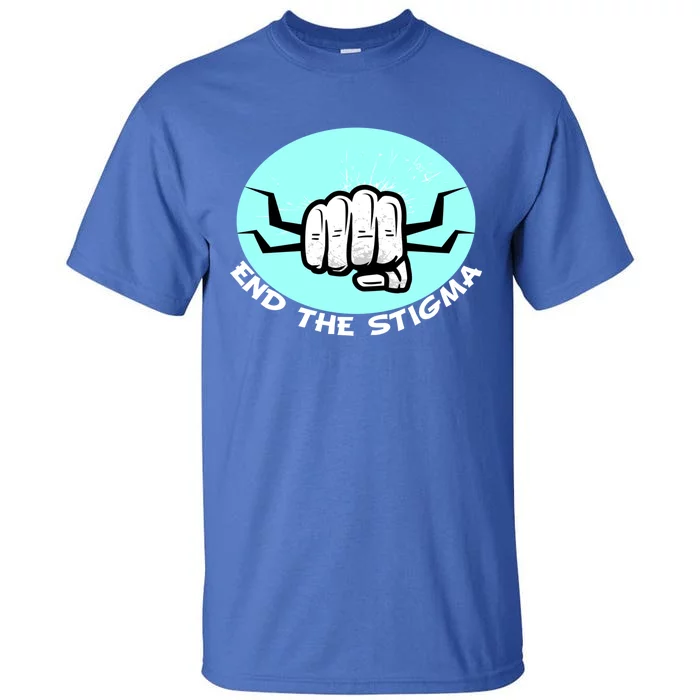 End The Stigma Gift Sexual Assault Awareness Month April Gift Tall T-Shirt