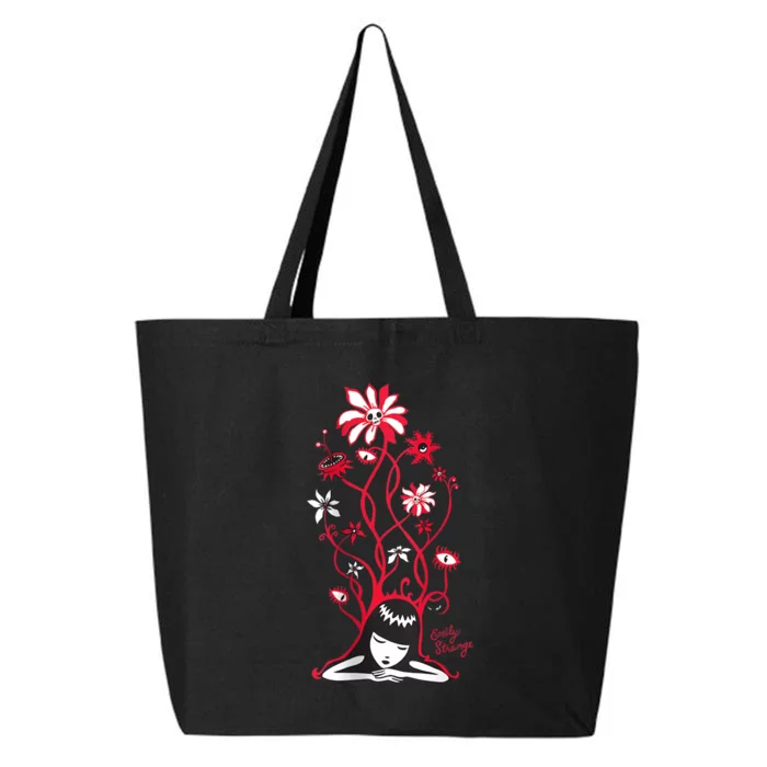 Emily The Strange Flower Power Cat Nap 25L Jumbo Tote