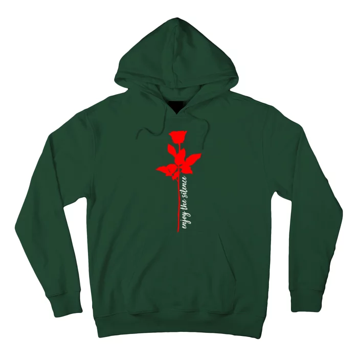 Enjoy The Silence Rose Flower Hoodie