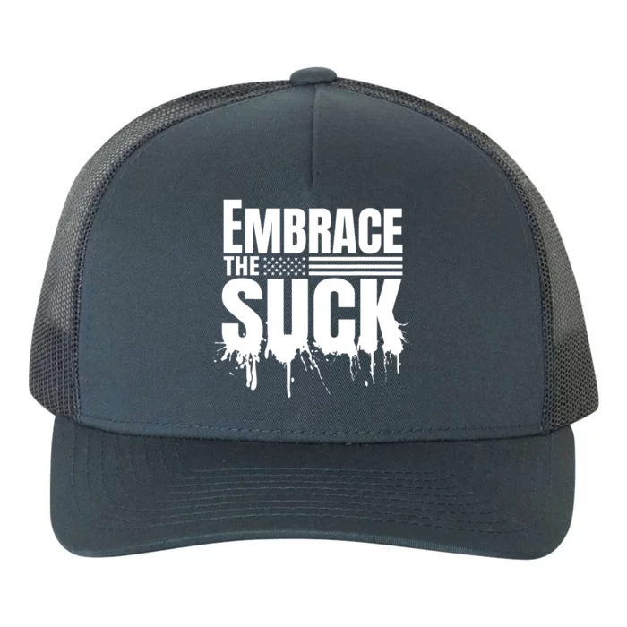 Embrace The Suck Military Veteran Yupoong Adult 5-Panel Trucker Hat