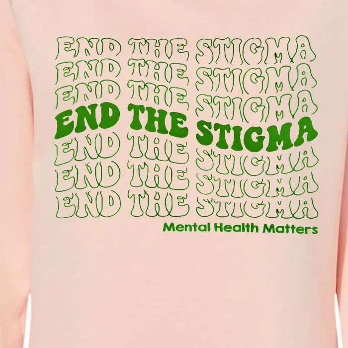 End The Stigma Mental Health Matters Womens California Wash Sweatshirt