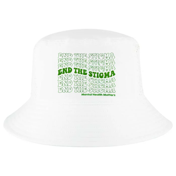 End The Stigma Mental Health Matters Cool Comfort Performance Bucket Hat