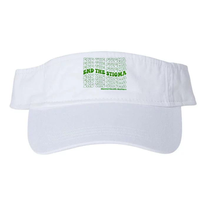 End The Stigma Mental Health Matters Valucap Bio-Washed Visor