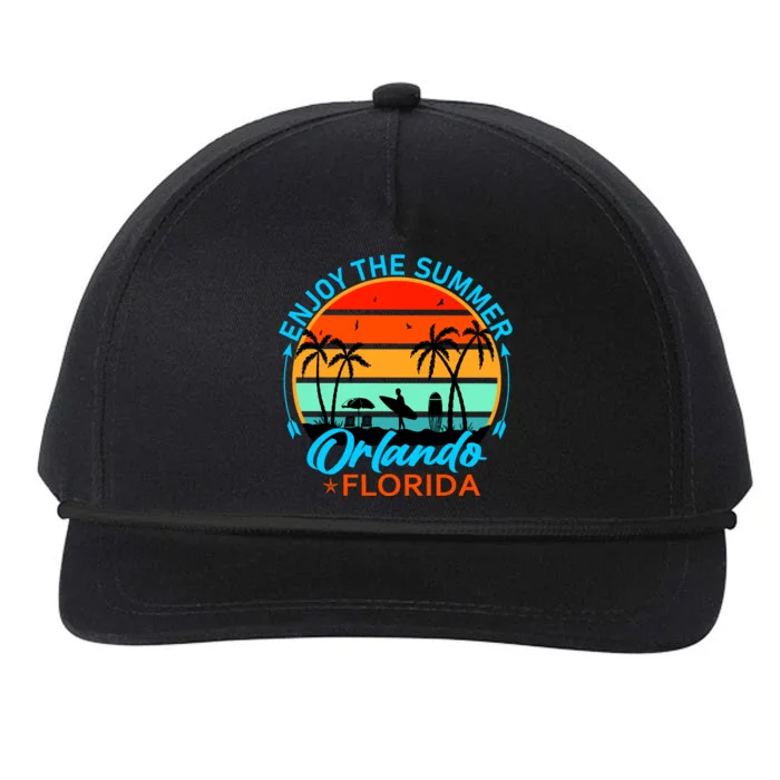 Enjoy The Summer Orlando Florida Snapback Five-Panel Rope Hat