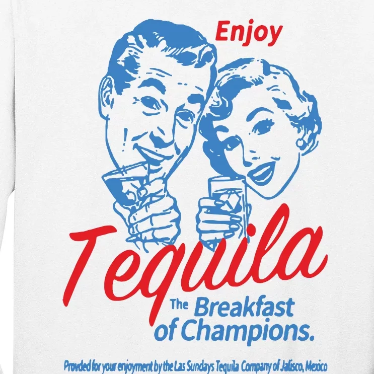 Enjoys Tequila The Breakfasts Of Championss Women Friend Long Sleeve Shirt