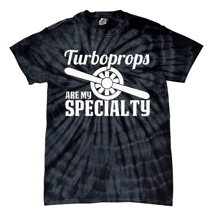 Engineer Turboprop Technician Aircraft Mechanic Tie-Dye T-Shirt