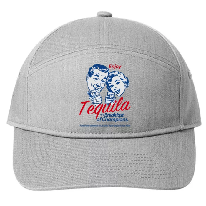 Enjoy Tequila The Breakfast Of Champions 7-Panel Snapback Hat