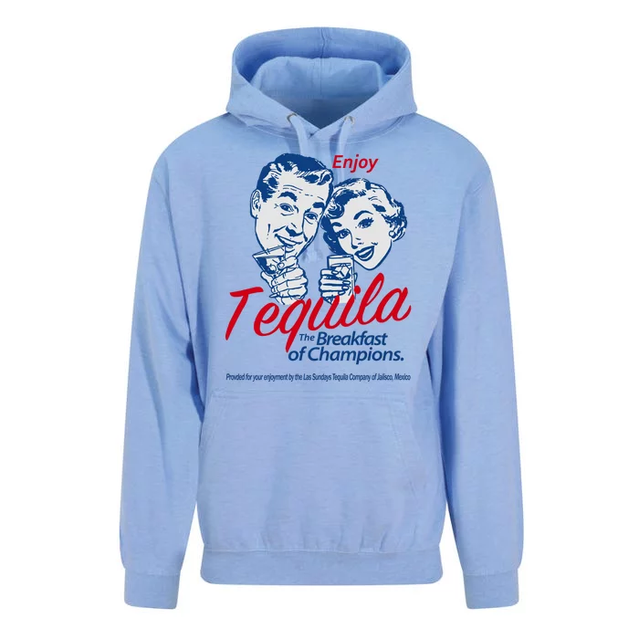 Enjoy Tequila The Breakfast Of Champions Unisex Surf Hoodie