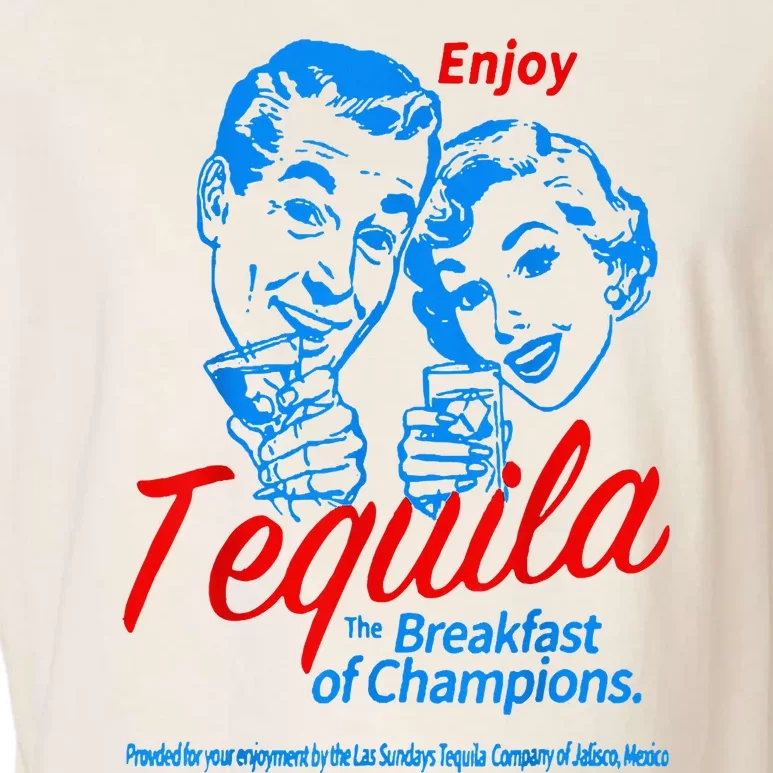 Enjoys Tequila The Breakfasts Of Championss Garment-Dyed Women's Muscle Tee