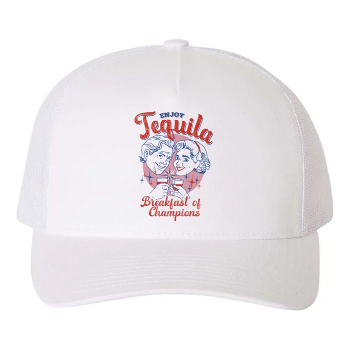 Enjoys Tequila The Breakfasts Of Championss Yupoong Adult 5-Panel Trucker Hat