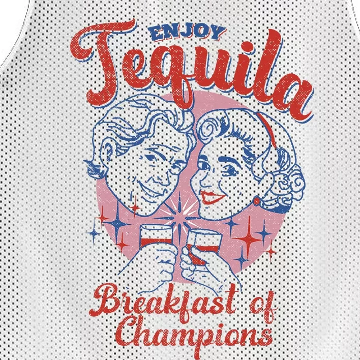 Enjoys Tequila The Breakfasts Of Championss Mesh Reversible Basketball Jersey Tank