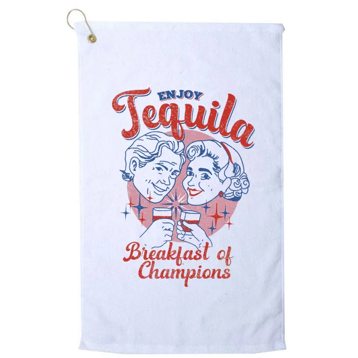 Enjoys Tequila The Breakfasts Of Championss Platinum Collection Golf Towel