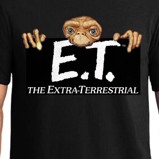 E T Terrestrial Hanging On A Movie Logo Gift Pajama Set