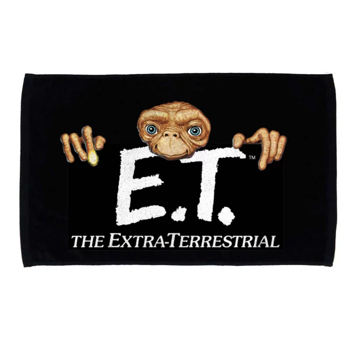 E T Terrestrial Hanging On A Movie Logo Gift Microfiber Hand Towel