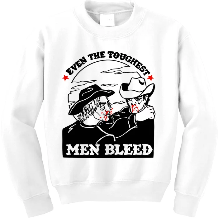 Even The Toughest Bleed Kids Sweatshirt