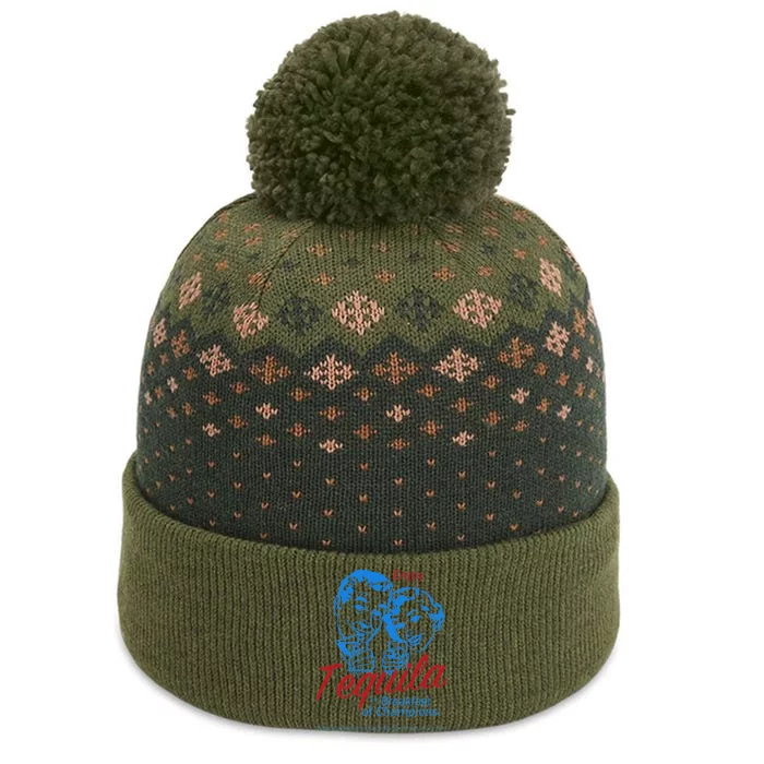 Enjoys Tequila The Breakfasts Of Championss The Baniff Cuffed Pom Beanie