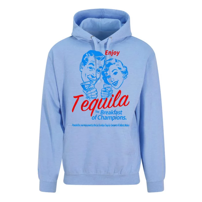 Enjoys Tequila The Breakfasts Of Championss Unisex Surf Hoodie