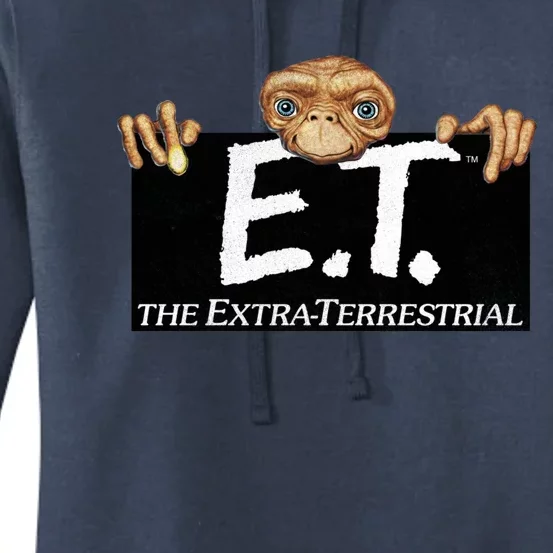 E T Terrestrial Hanging On A Movie Logo Gift Women's Pullover Hoodie