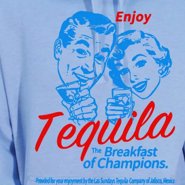 Enjoys Tequila The Breakfasts Of Championss Unisex Surf Hoodie