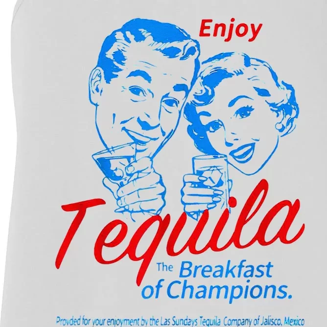 Enjoys Tequila The Breakfasts Of Championss Women's Racerback Tank