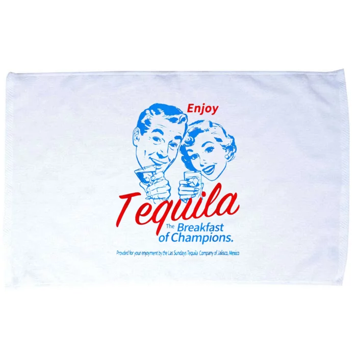 Enjoys Tequila The Breakfasts Of Championss Microfiber Hand Towel