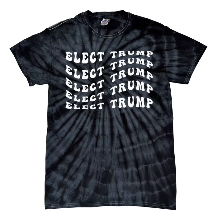 Elect Trump Vintage Election Tie-Dye T-Shirt