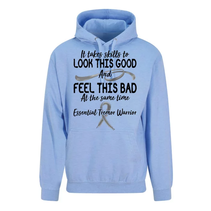 Essential Tremor Warrior It Takes Skills To Look This Good And Feel This Bad Unisex Surf Hoodie