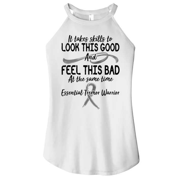 Essential Tremor Warrior It Takes Skills To Look This Good And Feel This Bad Women’s Perfect Tri Rocker Tank